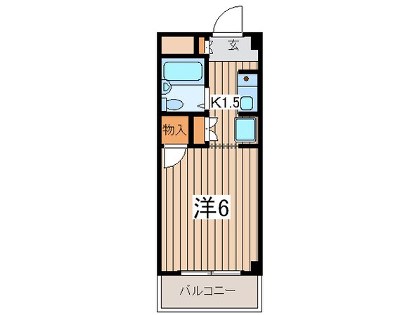 パ－クヒルズ三ツ境の物件間取画像